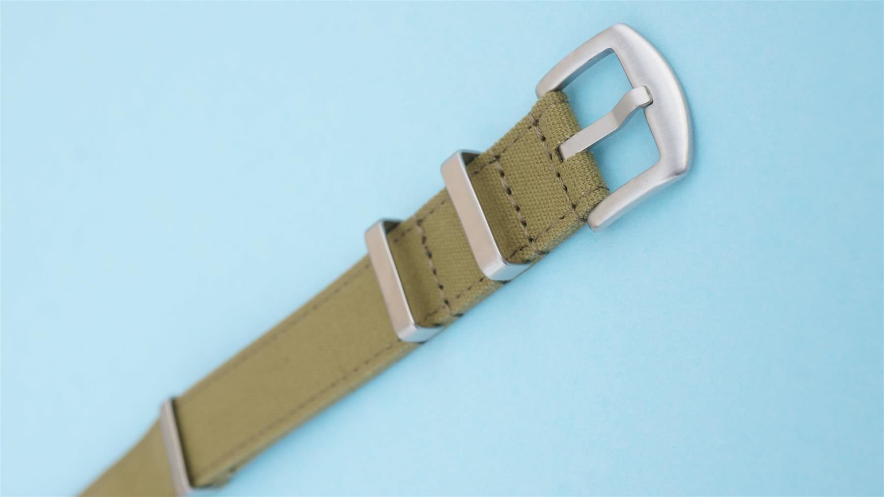 Uhrenarmbänder: CANVAS NATO Strap Armband 20 mm oliv – Neu und originalverpackt aus Leipzig von rheingold_watches 3