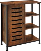 Sideboard 3 Fächer Schrankfach Holz Wohnzimmer Flur Bad LYRA