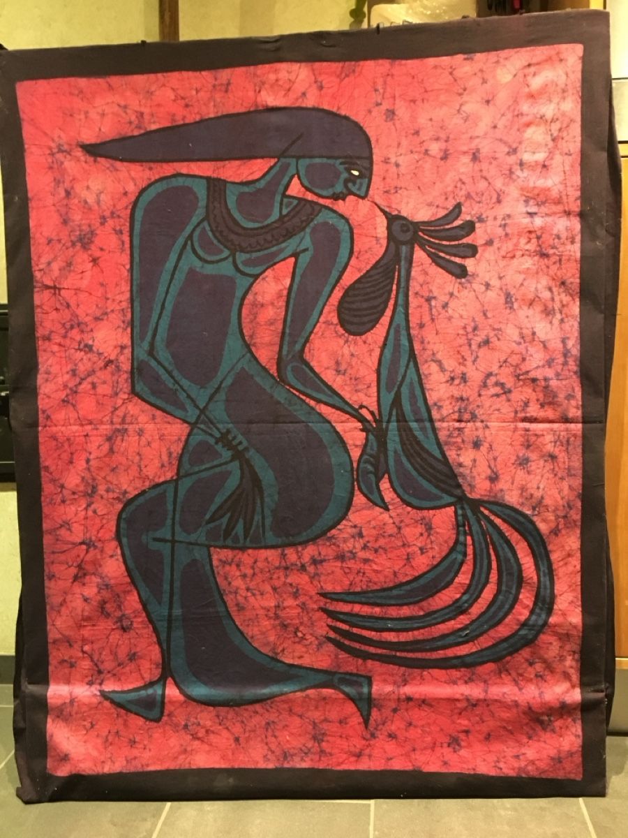 Foto & Immagini: Wunderschönes Batik Wandbild, Unikat – Usato da Niederrohrdorf venduto da beniledergerber