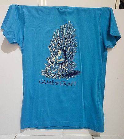T-Shirt Game of Craft (Minecraft + Game of Thrones) Grösse S
