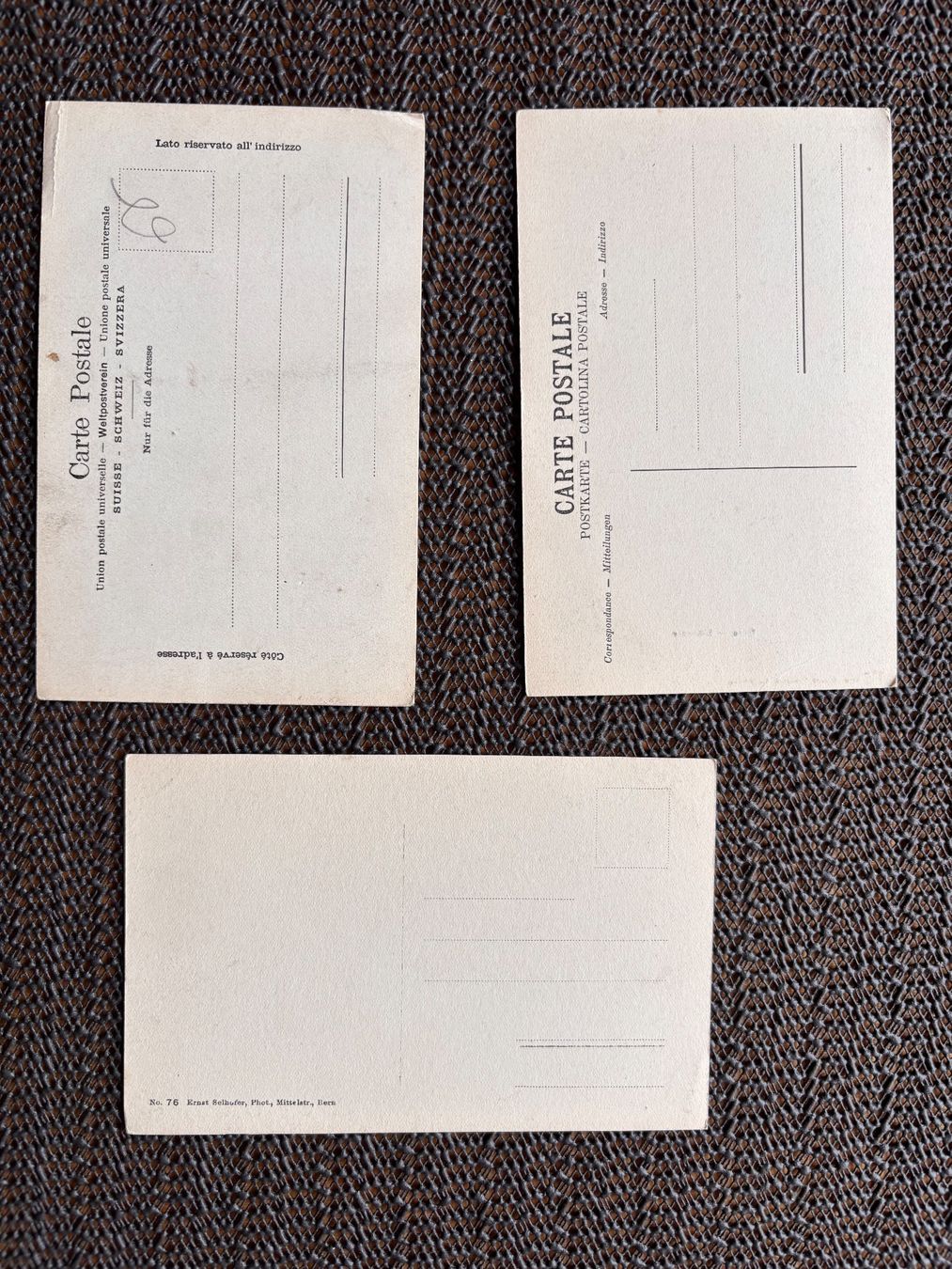 Cartoline postali: Ancienne cartes postales/Alte Postkarten Bern Munster – Usato da Châtel-St-Denis venduto da Vaillant1 1