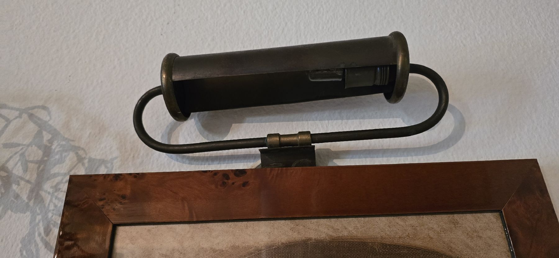 Lampade: Vintage Bilderleuchte / Gemäldeleuchte aus Messing  – Usato da Basel venduto da Jcva 8
