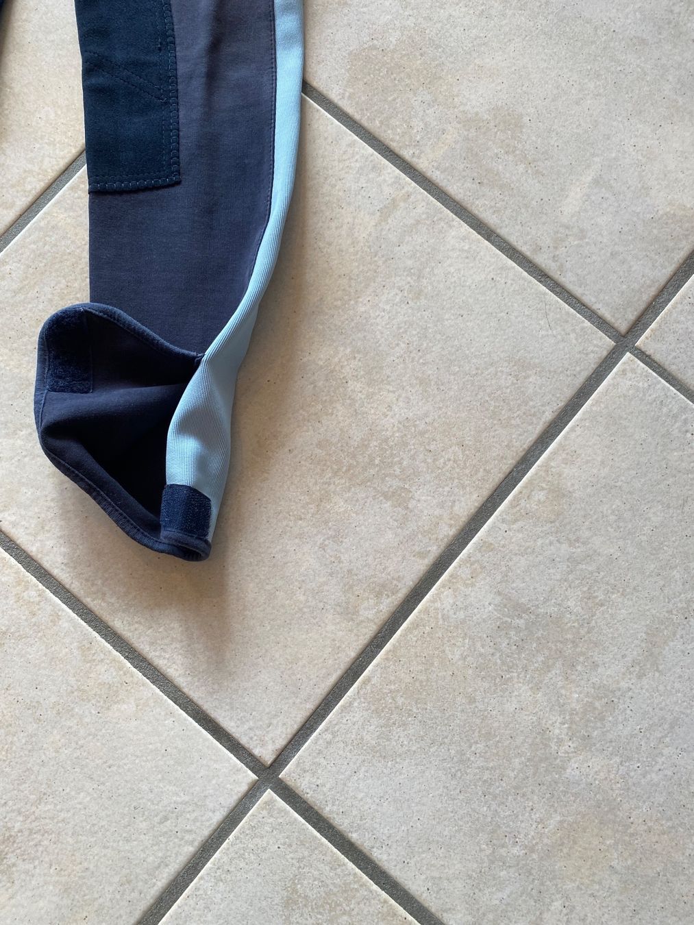 Pantaloni: 164  EQULIBRE Reithose antrazyt hellblau – Usato da Orpund venduto da Mary8972 9