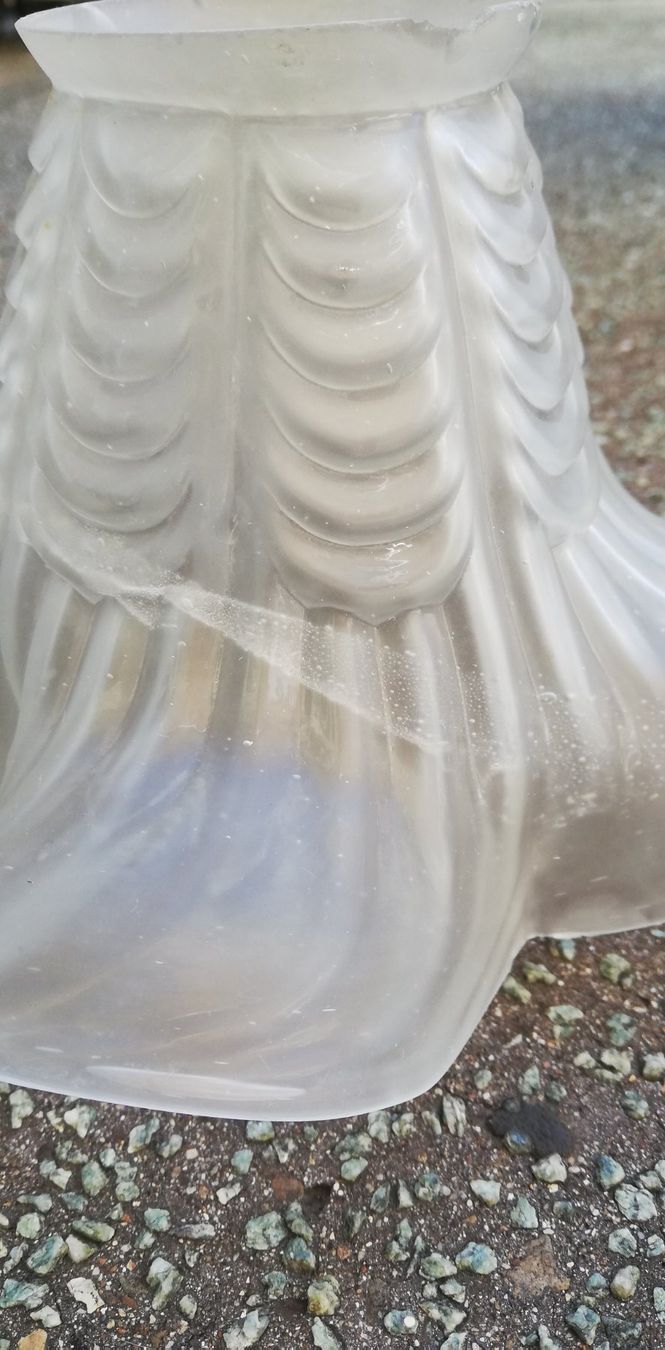 Lampenschirme: Alter Lampenschirm aus Glas – Gebraucht aus Thun von Matthias72 2