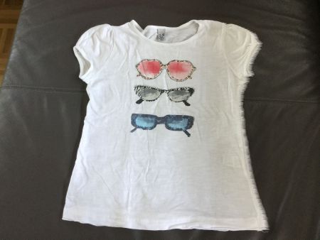 Lässiges T-Shirt Brillen-Motive