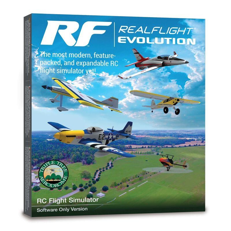 Modellismo RC: RealFlight Evolution RC Flight Simulator Software – Nuovo e nell'imballaggio originale da Balsthal venduto da Jetline 1