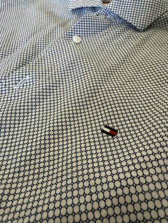 Tommy Hilfiger Hemd Leinen Baumwolle, Grösse M