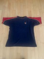 Vintage 1990 FC Basel T-Shirt blau rot Baumwolle