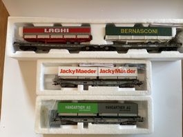 4 Conteneurs AWM De La Firme Railcare Coop  Roco, Märklin   D La Firme Railcare Coop (roco Maerklin) 1286770124