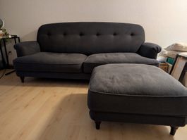 SOFA IKEA Esseboda mit Hocker