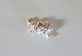 Magnet - Brosche Knoten, steinlin