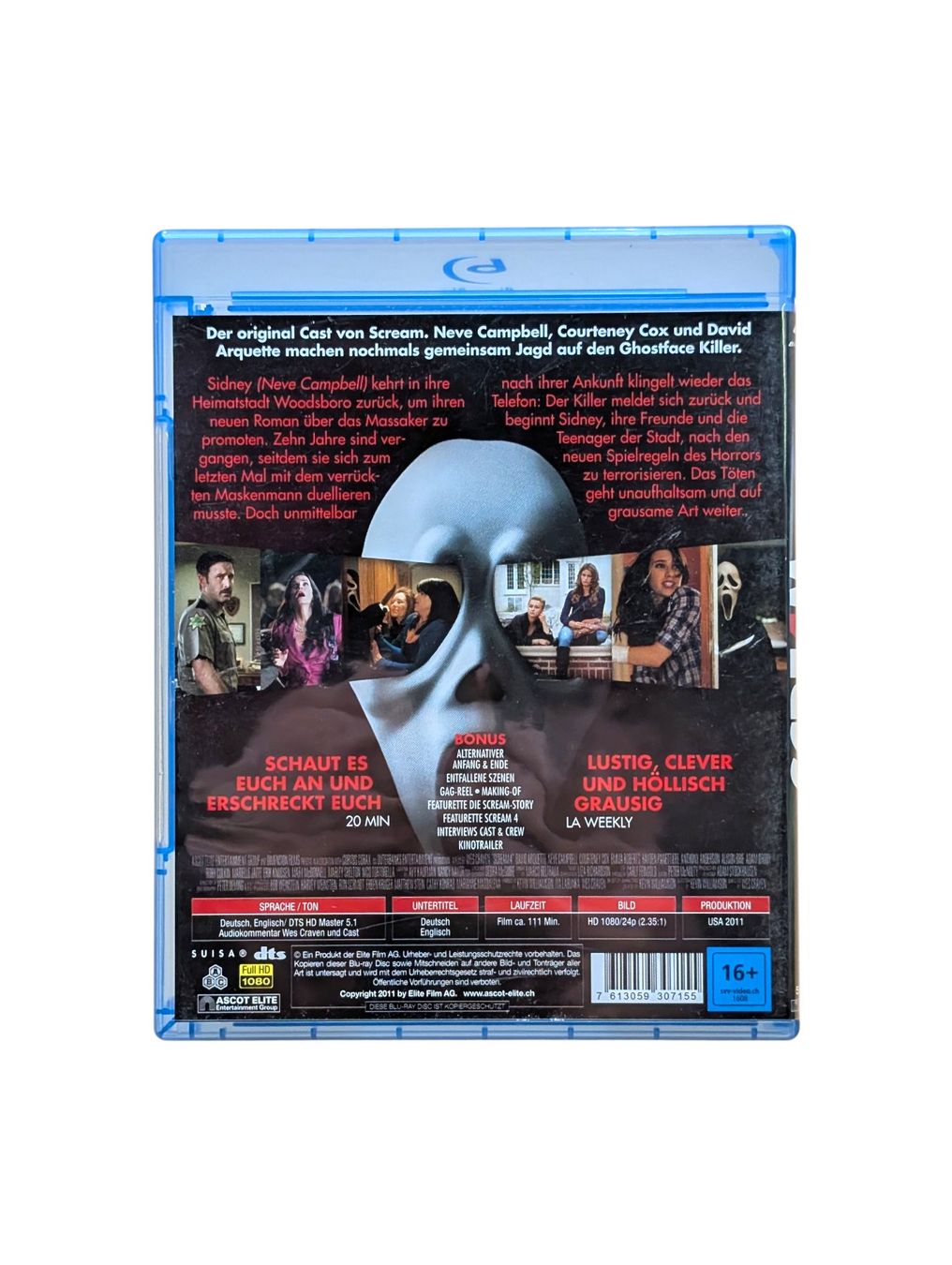Alle DVDs: Scream 4 Blu-Ray – Gebraucht aus Domat/Ems von IsseldorsShop 1