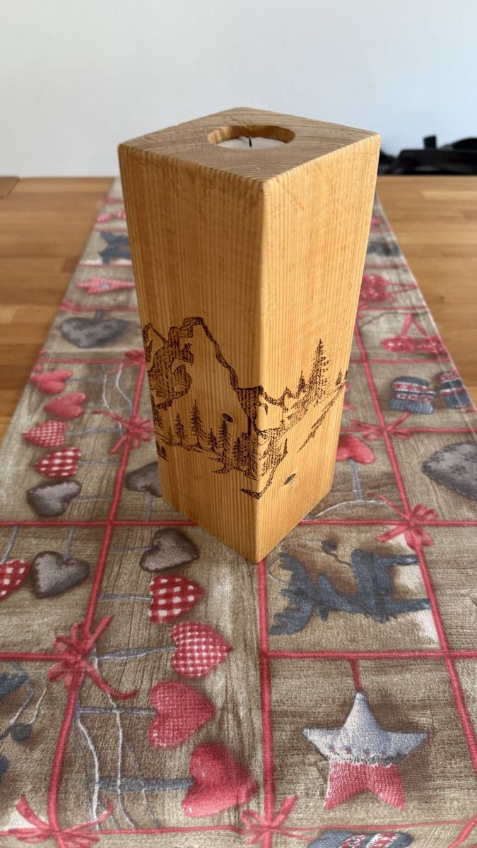 Bougeoirs: Kerzenständer aus Holz – Neuf (Voir description) à Aarberg par Tichan
