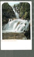 AK Farblitho der untere Reichenbachfall BE Meiringen ≈ 1920 