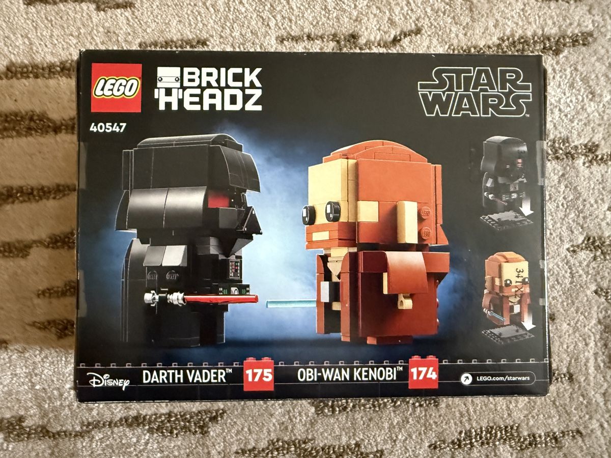 Lego Jeux de construction: Lego 40547 Obi-Wan Kenobi & Darth Vader Brickheadz – Neuf avec emballage d'origine à Zürich par WField 1