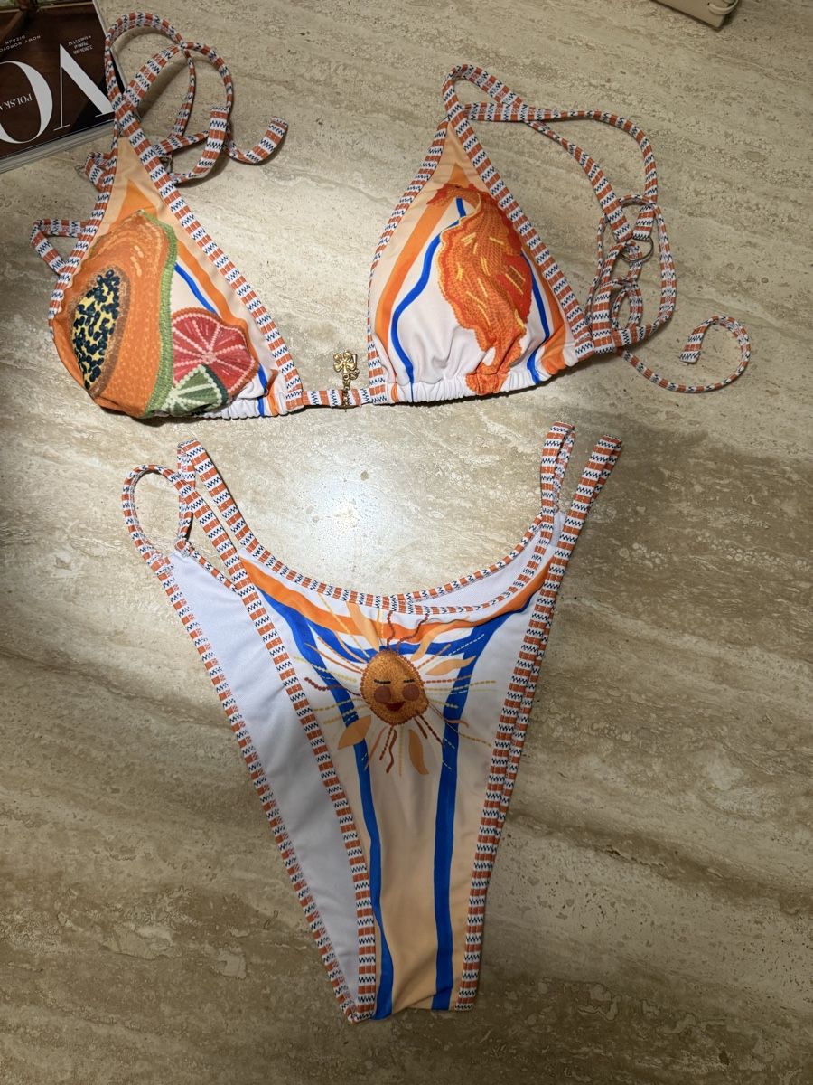Costumi da bagno & Bikini: Bikini set tropical print size L – Nuovo (secondo la descrizione) da Dübendorf venduto da ReLoved_Fashion_ZH