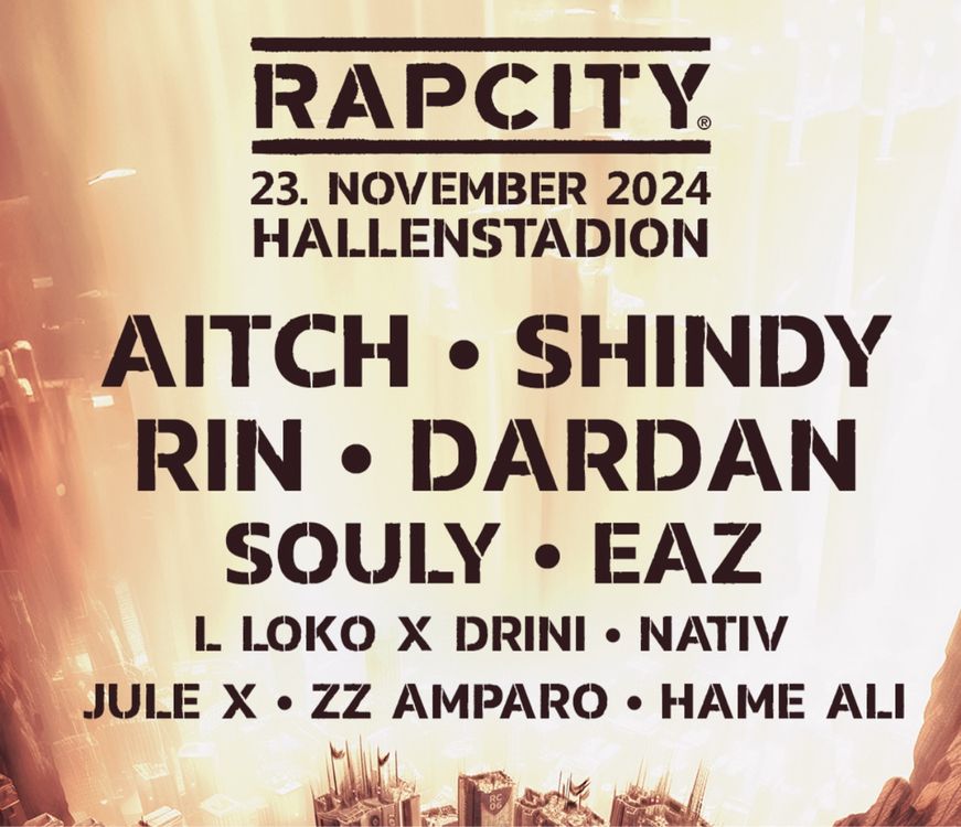 Rap City Ticket (Golden Circle) (Neu und originalverpackt) in Schötz ...