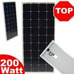 56423 - Solarpanel 200W - Monokristallin Solarzelle Solar
