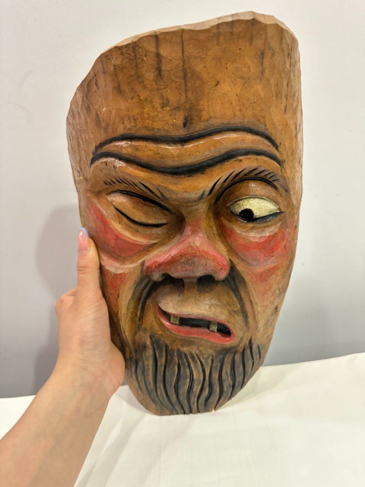 Maschere: Bündner Handgeschnitzte Maske – Usato da Obernau venduto da Arche_Noah_Brocki 1