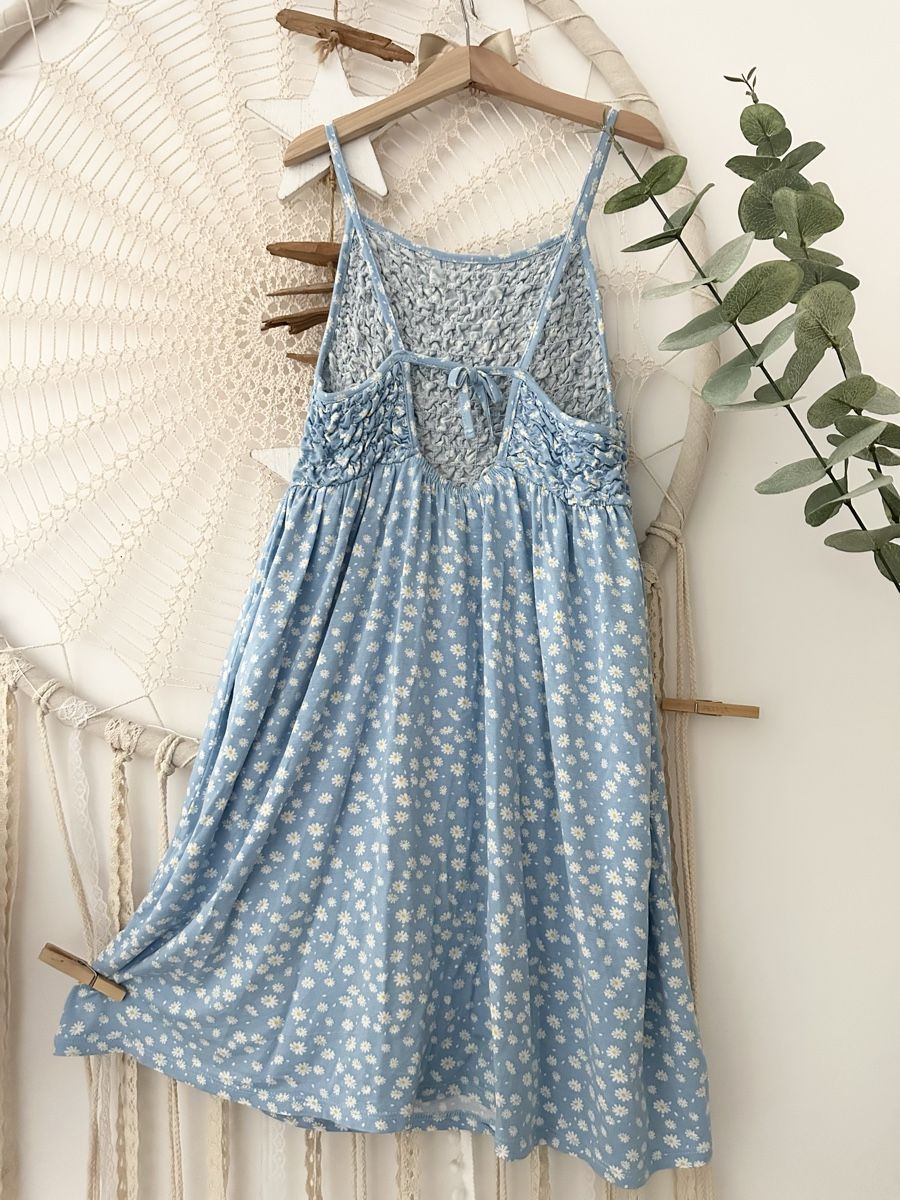 Zara Vestiti & Gonne: ZARA Blumenkleid, Himmelblau, Gr. 152  – Usato da Obfelden venduto da dafae