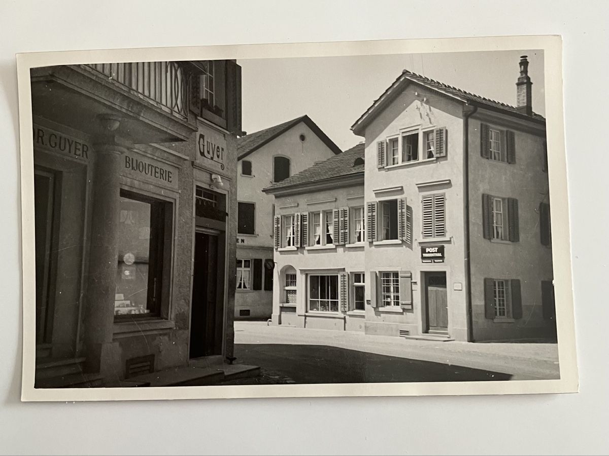 Cartoline postali: Vintage Ansichtskarte mit Sujet von Guyer, Turbenthal – Usato da Bauma venduto da Baumer71