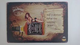 Plaque en metal vintage Jack Daniel's