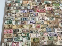 Lot I 127 Banknoten mit höherem Wert