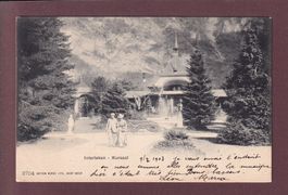 INTERLAKEN - Kursaal - Leute - 1903