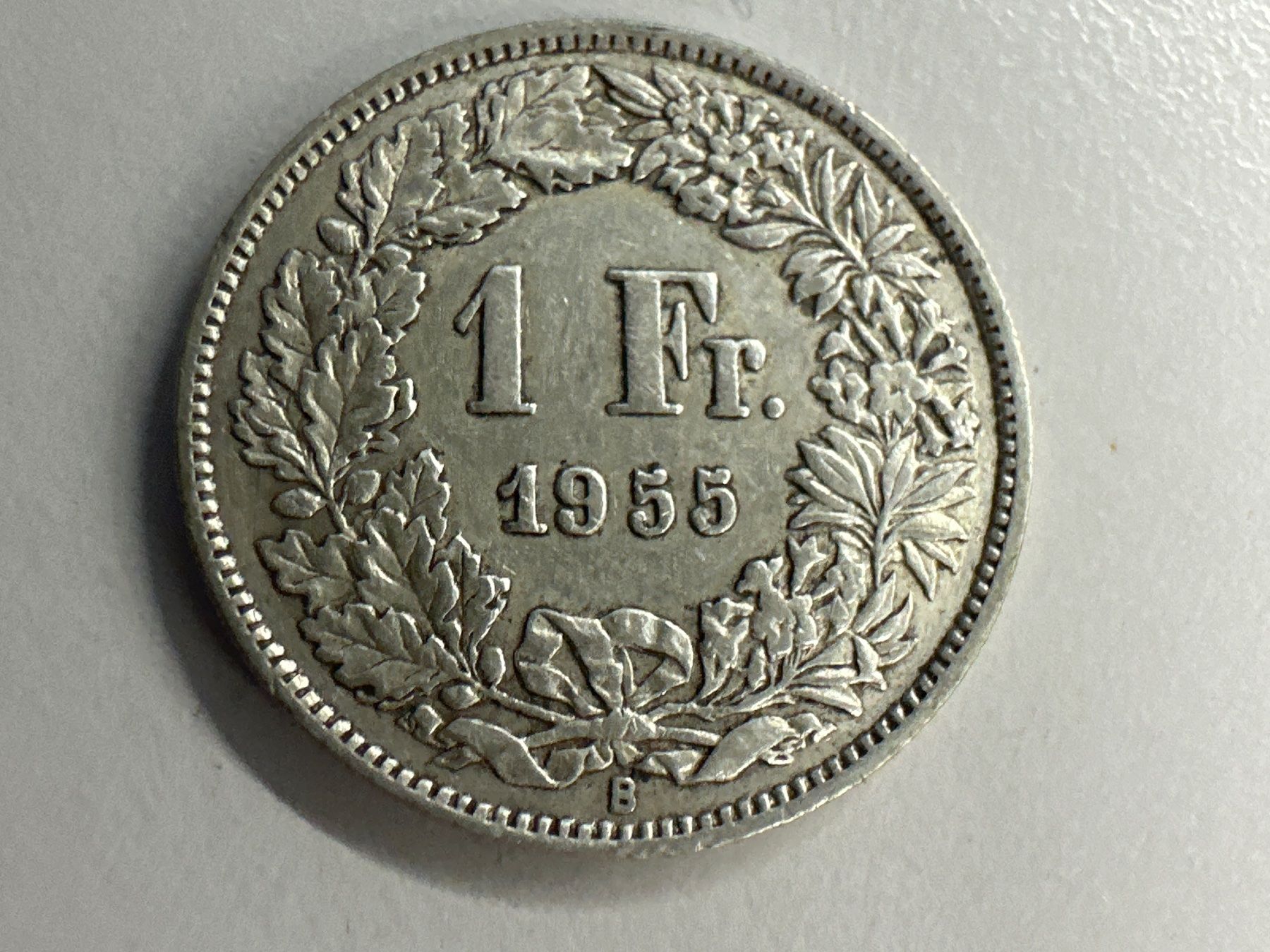 Toutes les monnaies: 1 Fr. Silber Schweiz 1955 ss – D'occasion à Herisau par herau