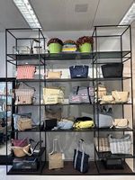 Designregal Metall & Glas hochwertiges Ausstellungsregal