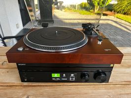 Plattenspieler Lenco L-90 und Sony Receiver Set gebraucht