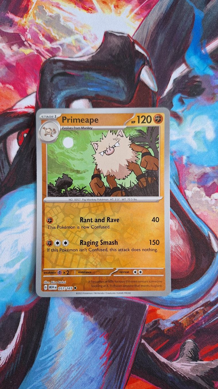 Pokémon Carte collezionabili: Primeape - Reverse Holo - Pokemon Mew 151 – Usato da Altstätten SG venduto da GGsGameshop