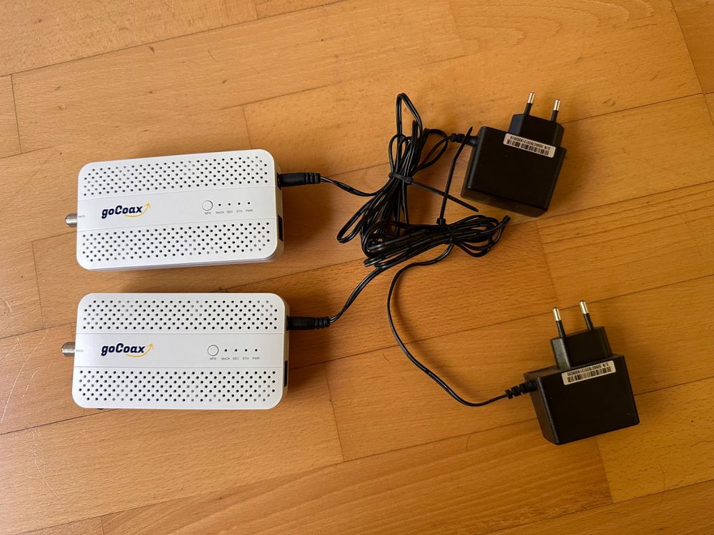 GoCoax MoCA Adapter 2.5 met 2,5 GbE MoCA 2.5 Ethernet-poort 1 poort 2,5 GbE biedt een bandbreedte van 2,5 Gbps met bestaande coaxkabels, wit (eenvoudig, MA2500D