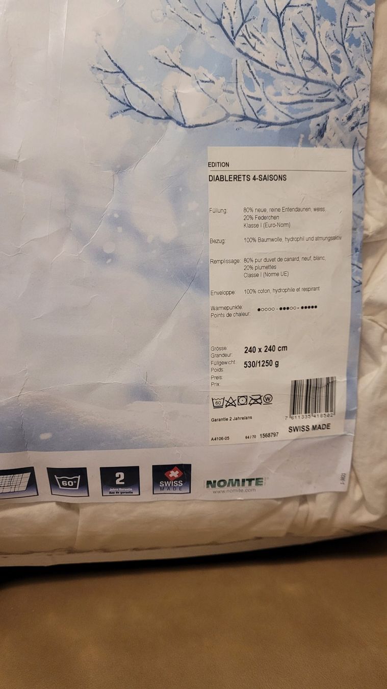 Coperte: Daunenduvet von Billerbeck – Usato da Zürich venduto da dar_gh6b 1