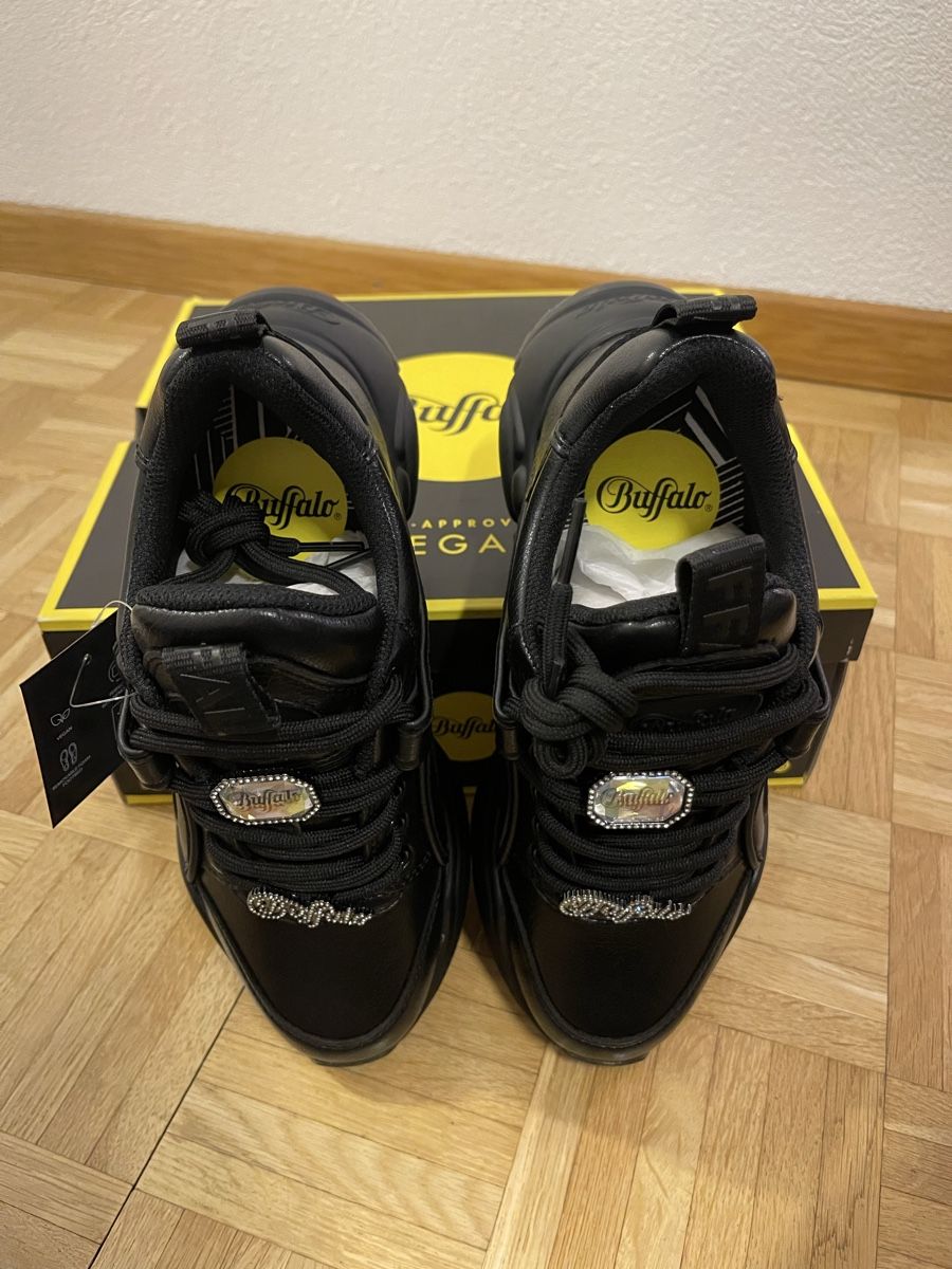 Buffalo Scarpe da donna: Buffalo Sneaker Binary Ice schwarz Grösse 38 neuwertig – Nuovo e nell'imballaggio originale da Rheineck venduto da FGeissler 2