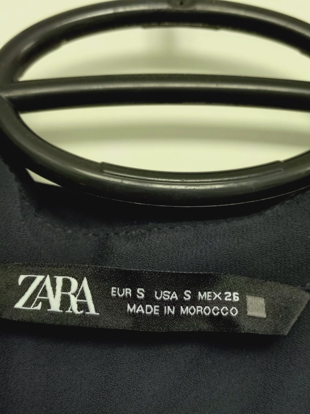 Zara Camicette: ZARA Damen Bluse dunkelblau Polyester Grösse S – Usato da Balgach venduto da lymax 3