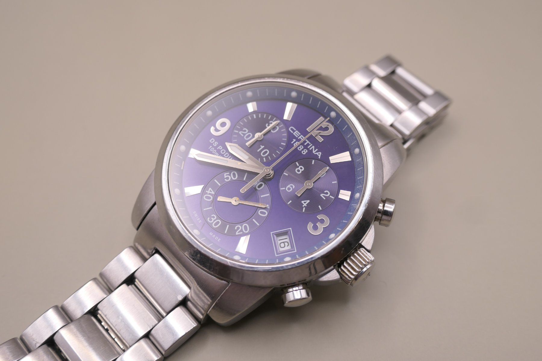 Certina Orologi: Certina DS Podium Chronograph, neue Batterie – Usato da Thun venduto da CHRONOTIKA 1