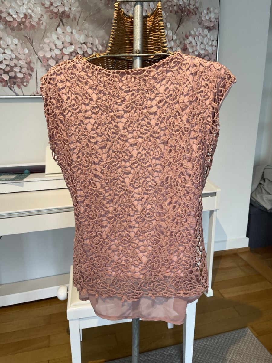 Tops: Top mit Spitze, altrosa, M – D'occasion à Solothurn par Bobesch08 4