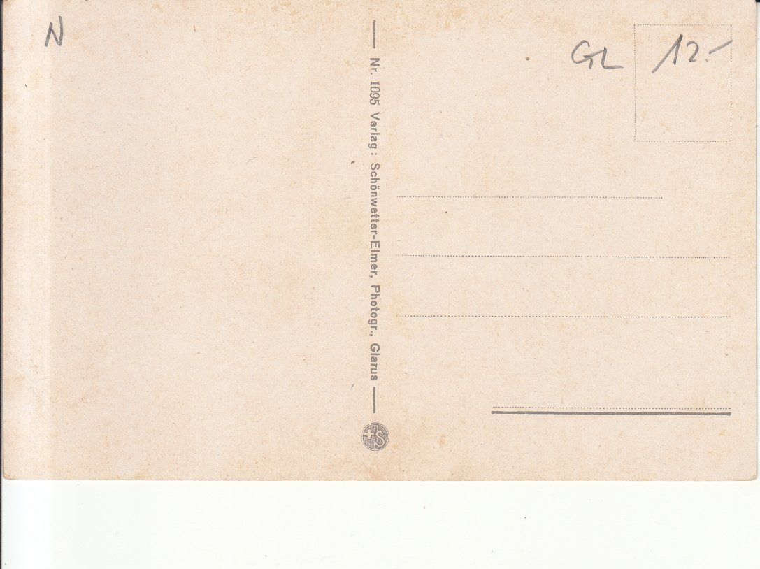 Cartoline postali: Klöntal Vorauen ca. 1920 – Usato da Bürglen TG venduto da StampGraf 1