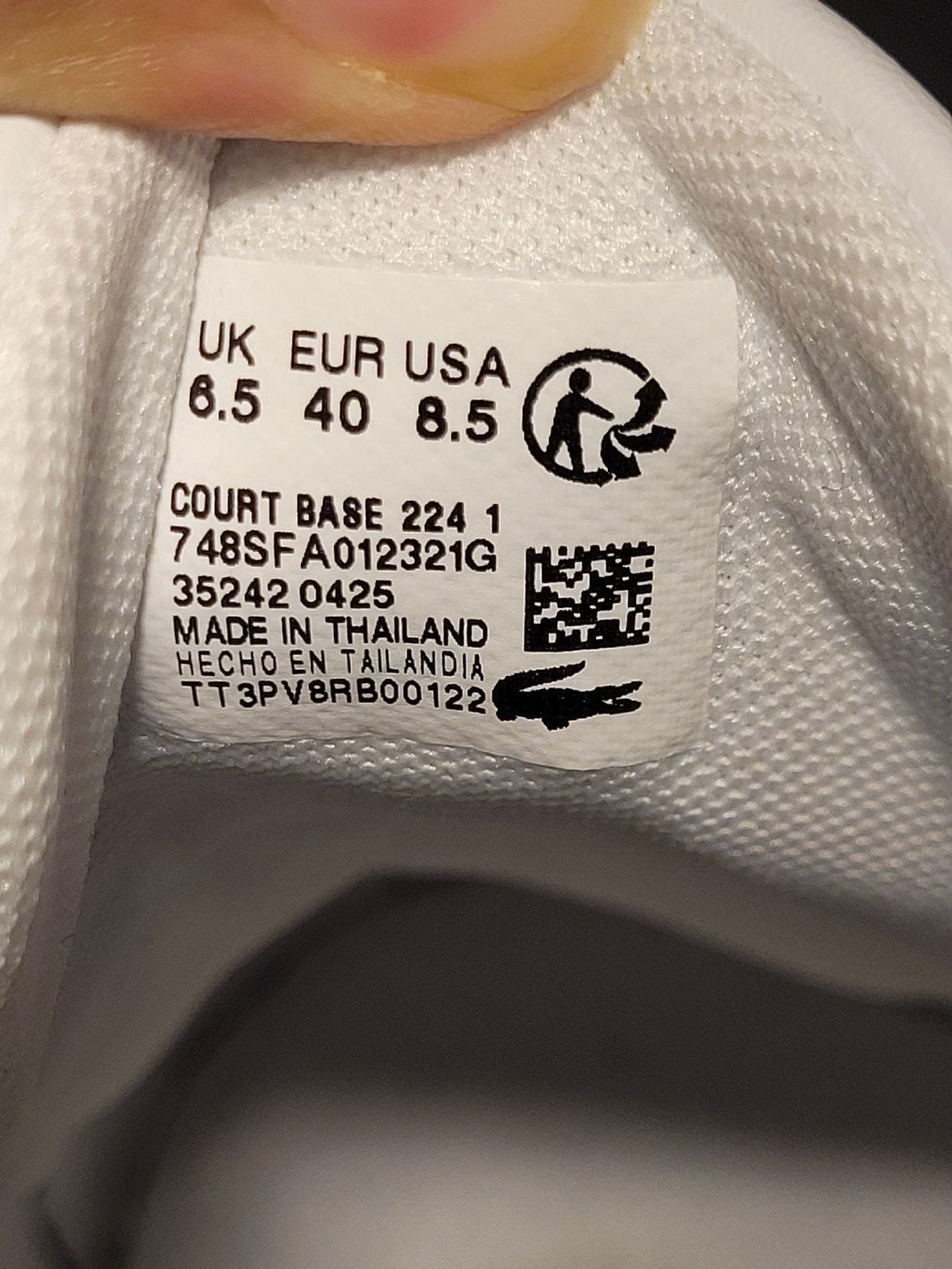 Lacoste Scarpe da donna: Lacoste Court Base Low Shoe, Pristine – Nuovo (secondo la descrizione) da Wettingen venduto da mor_76q7 2