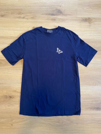 T-shirt bleu foncé H&M avec dessins
