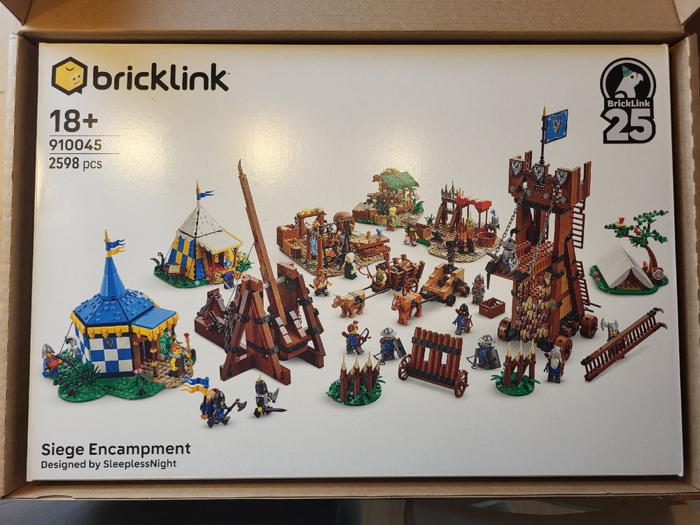 Lego Kit di costruzioni: Bricklink 910045 Belagerunslager - Neu & OVP! – Nuovo e nell'imballaggio originale da Ettiswil venduto da beekeper13