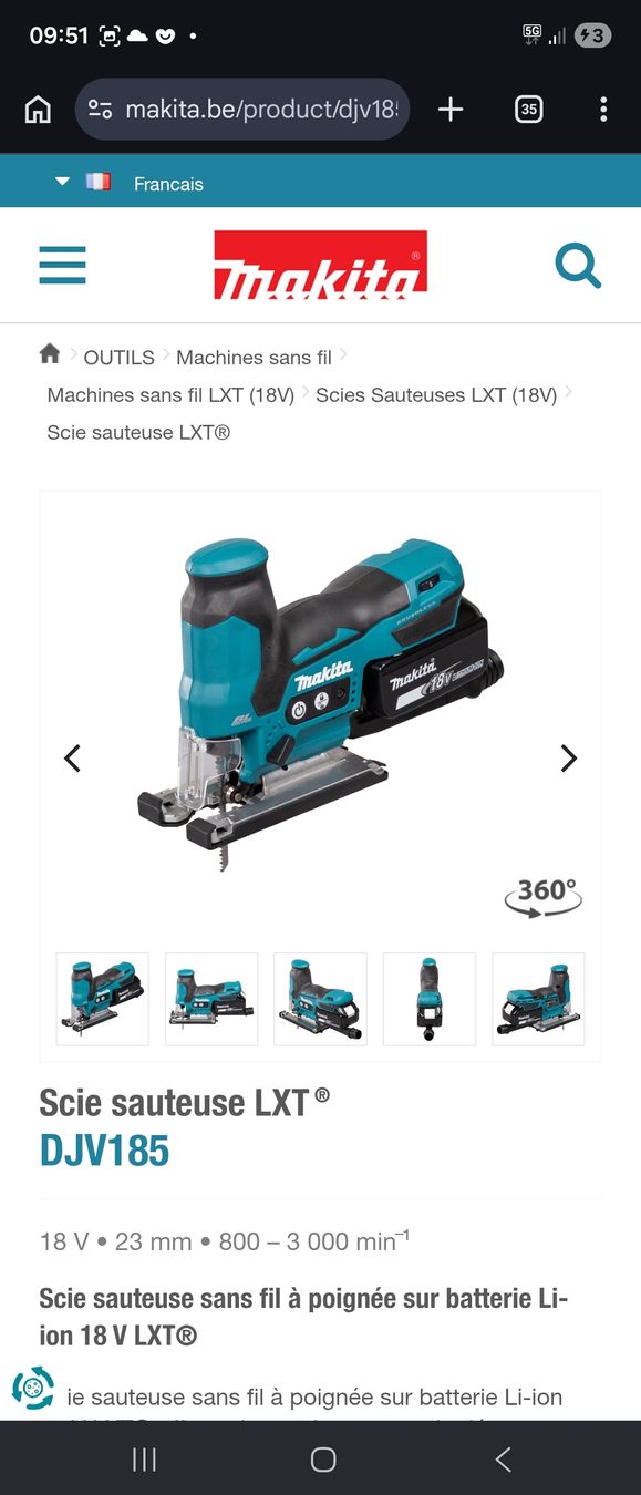 Makita Tutte le macchine: Machien makita occasion – Usato da Vugelles-La Mothe venduto da koz_q5v9 9