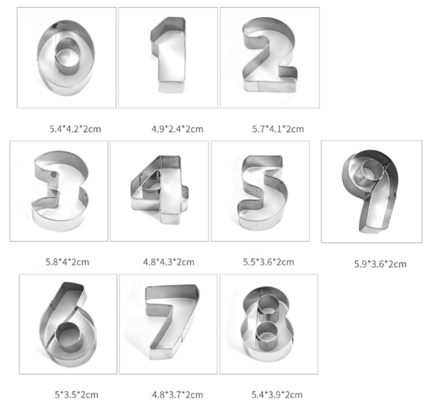 Backformen: Ausstechform Guetzliausstecher Guetzliform "Zahlen 1 - 10" – Neu und originalverpackt aus Berg am Irchel von Zweiti_Chance 3