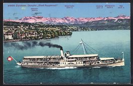 Zürichsee, Dampfer Stadt Rapperswill mi