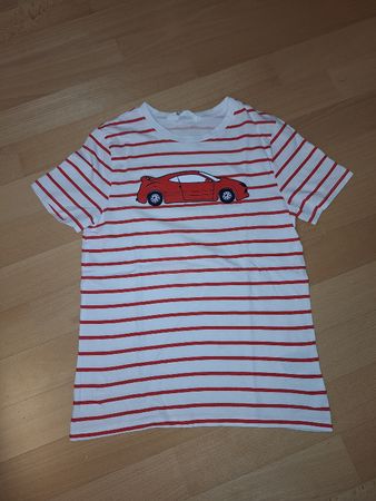 Shirt mit Auto von H&M in Gr. 134/140