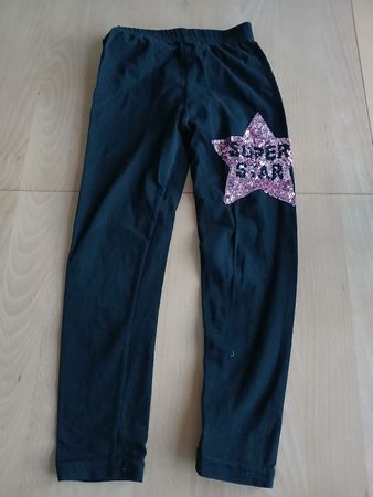 Leggins dünn Gr 104 Pailetten