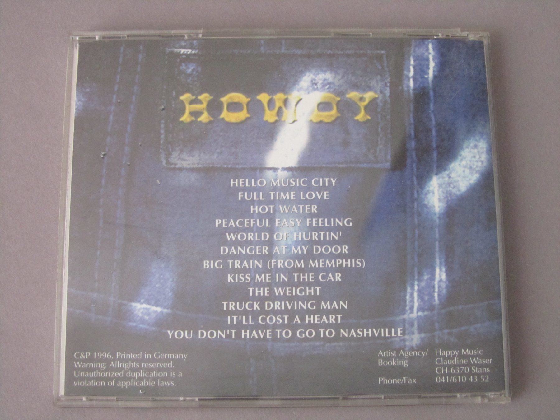 CDs: HOWY:     STRAIGHT    / Country Rock – Gebraucht aus Seengen von mikelele 1