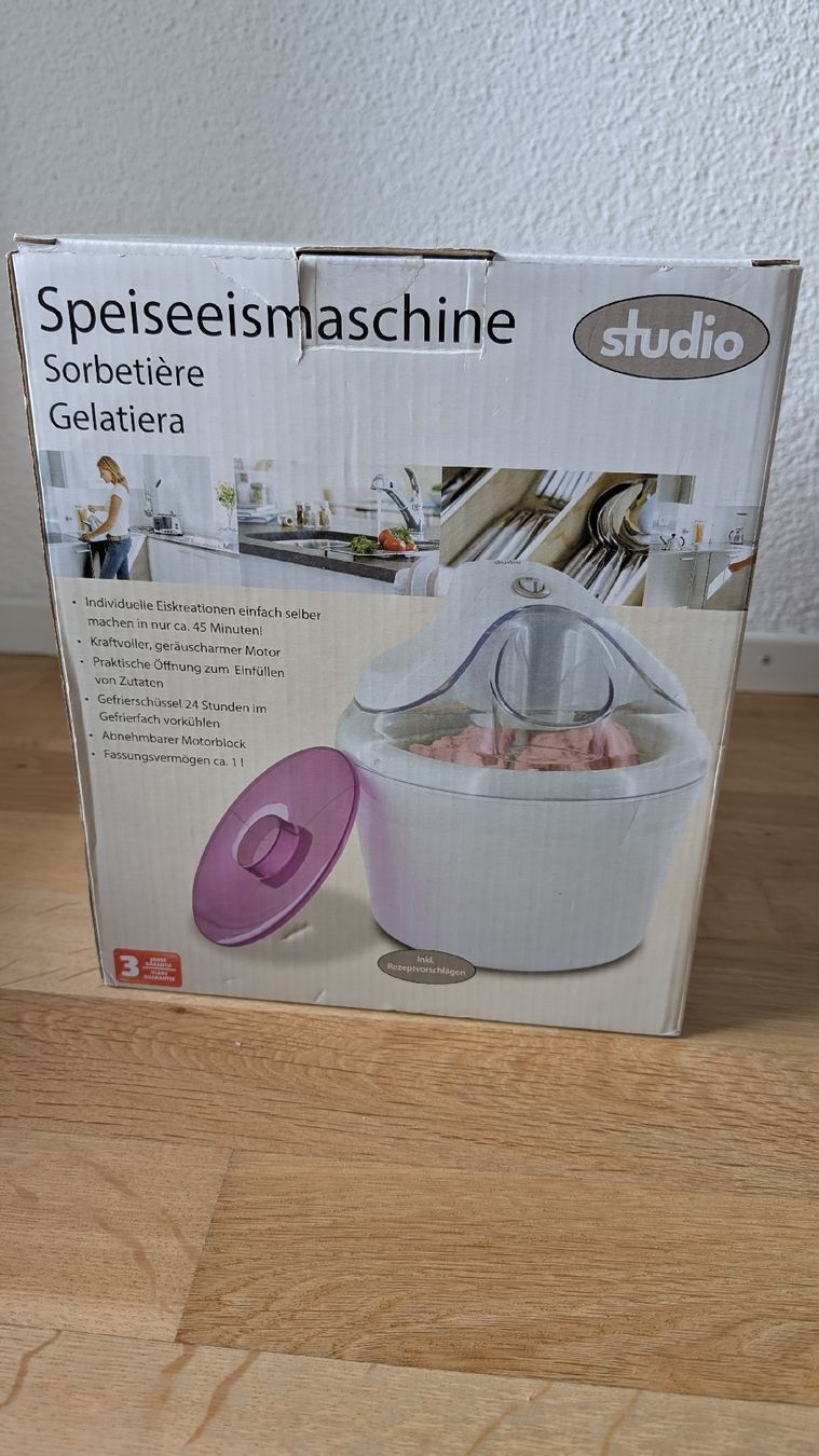 Elettrodomestici da cucina: Speiseeismaschine "Studio" – Nuovo e nell'imballaggio originale da Au SG venduto da and_cra