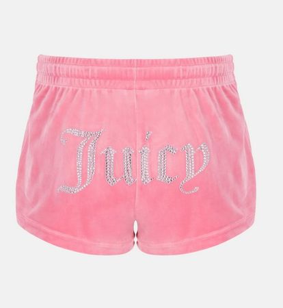 Juicy Couture Shorts aus Plüsch pink Gr XS NEU